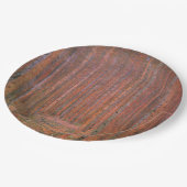 Waldbrand (von Gustav Klimt) Pappteller (Schrägansicht)