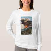 Waldbrandansicht in Berge T-Shirt (Vorderseite)