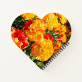 Waldbrände-Blume Notizblock (Rückseite)