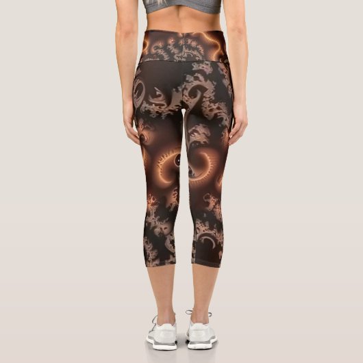 Waldbrände Capri Leggings (Rückseite)