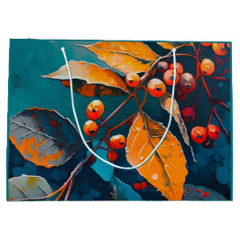 Waldbrände fallen Blätter. Natur Herbstblätterung Große Geschenktüte