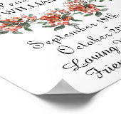 Waldbrände im Gedächtnisdienst Poster (Ecke)