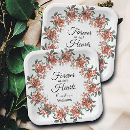 Waldbrände in liebenswertem Gedächtnis Pappteller