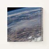 Waldbrände rund um den Yosemite Nationalpark. Notizblock (Rückseite)