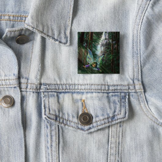 Waldbrände und Wasserfall Burg Button (Beispiel)