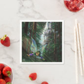 Waldbrände und Wasserfall Burg Serviette (Beispiel)