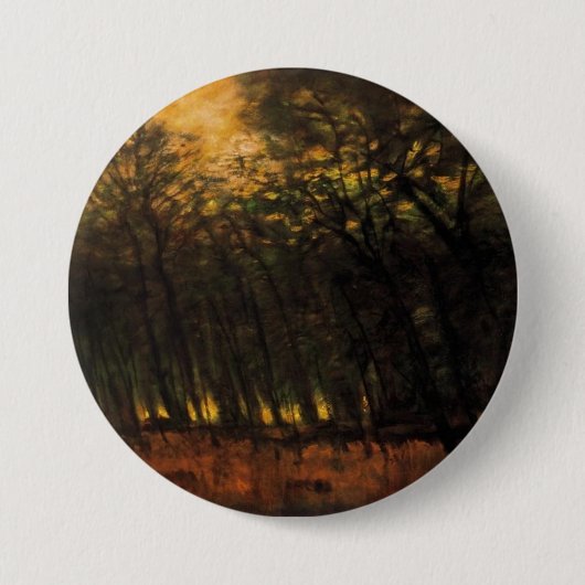 Waldbrände (von Laszlo Mednyanszky) Button (Vorderseite)