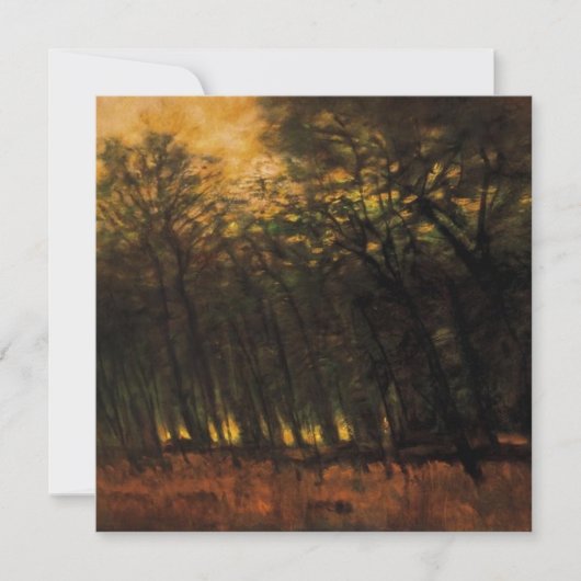 Waldbrände (von Laszlo Mednyanszky) Karte (Vorderseite)