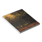 Waldbrände (von Laszlo Mednyanszky) Notizblock (angewinkelt)