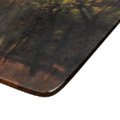 Waldbrände (von Laszlo Mednyanszky) Schneidebrett (Ecke)