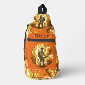 Waldbrandorange Crossbody Bag (Vorderseite)