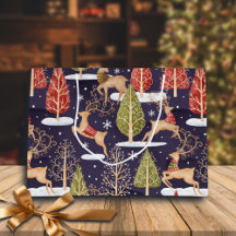 Waldbrandrentiere Winter