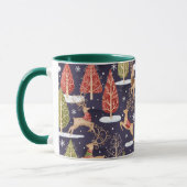 Waldbrandrentiere Winter Tasse (Links)