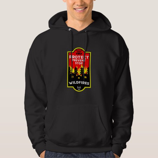 Waldbrandverhütung Hoodie (Vorderseite)
