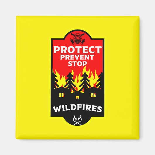 Waldbrandverhütung Magnet (Vorne)