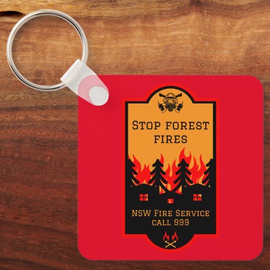 Waldbrandverhütung Schlüsselanhänger (Vorderseite)