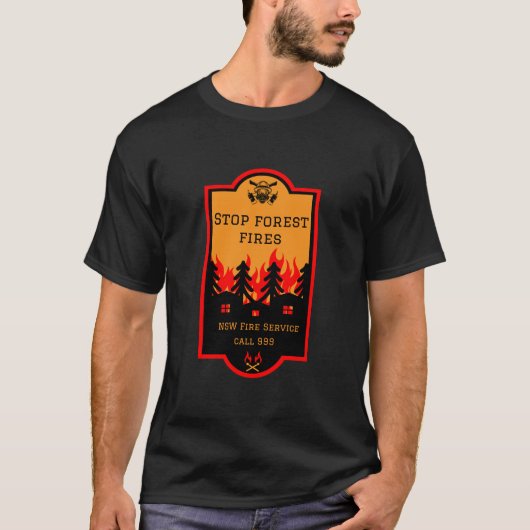 Waldbrandverhütung T-Shirt (Vorderseite)