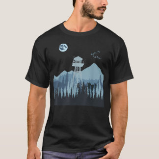 Waldbrandwarte im Gebirge T-Shirt