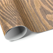 Waldbraun-Western-Thema des Knotens Geschenkpapier (Rolleneckpunkt)