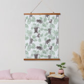 Waldbraune Bärenkuppen Wandteppich Mit Holzrahmen (Schlafzimmer)