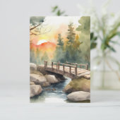Waldbrücke - 3 Karte (Stehend Vorderseite)