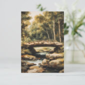 Waldbrücke - 4 Karte (Stehend Vorderseite)