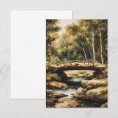 Waldbrücke - 4 Karte (Vorne/Hinten)