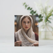 Waldbrücke Dankeskarte (Stehend Vorderseite)