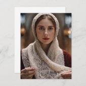 Waldbrücke Dankeskarte (Vorne/Hinten)