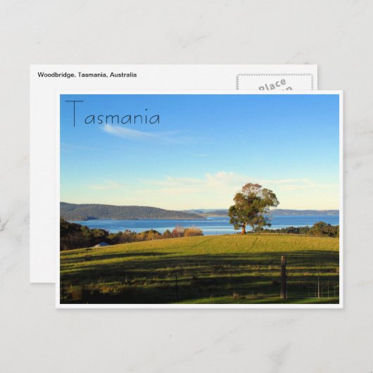 Waldbrücke Postkarte (Vorne/Hinten)