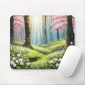 Waldbrunnen Mousepad (Mit Mouse)
