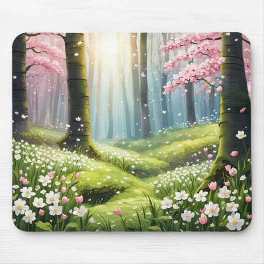 Waldbrunnen Mousepad (Vorne)