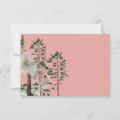 Waldbücher für Babydusche Einladung (Rückseite)