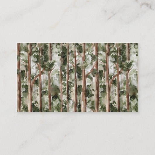 Waldbücher für Friedliche Wälder Begleitkarte (Rückseite)