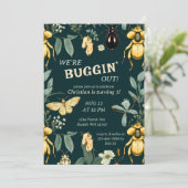 Waldbug Birthday Einladung (Stehend Vorderseite)