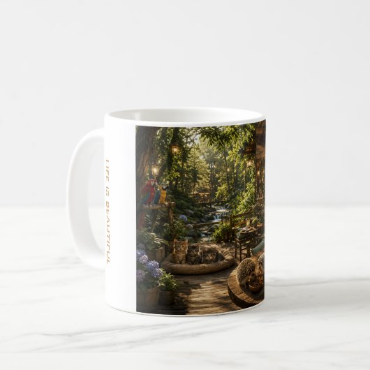 WALDCAFE KAFFEETASSE (Vorderseite Links)