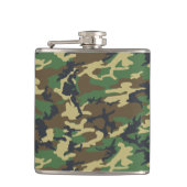 WaldCamouflage Flachmann (Vorderseite)