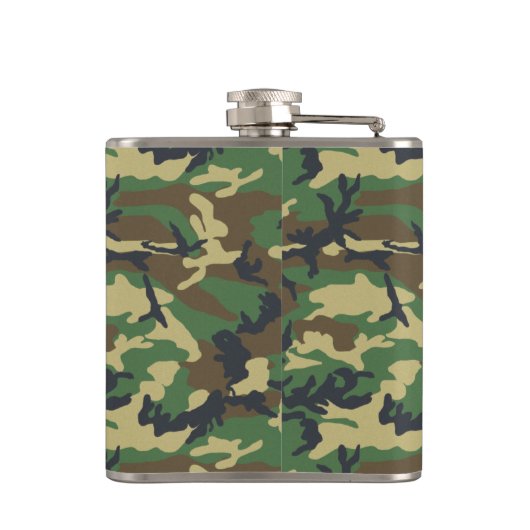 WaldCamouflage Flachmann (Rückseite)