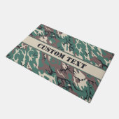 WaldCamouflage-Fußmatte mit kundenspezifischer Fußmatte (Schrägansicht)