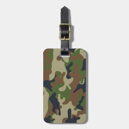 WaldCamouflage Gepäckanhänger (Vorderseite vertikal)