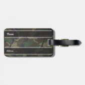 WaldCamouflage-Gewebe Gepäckanhänger (Rückseite horizontal)