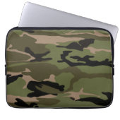 WaldCamouflage Laptopschutzhülle (Vorderseite)