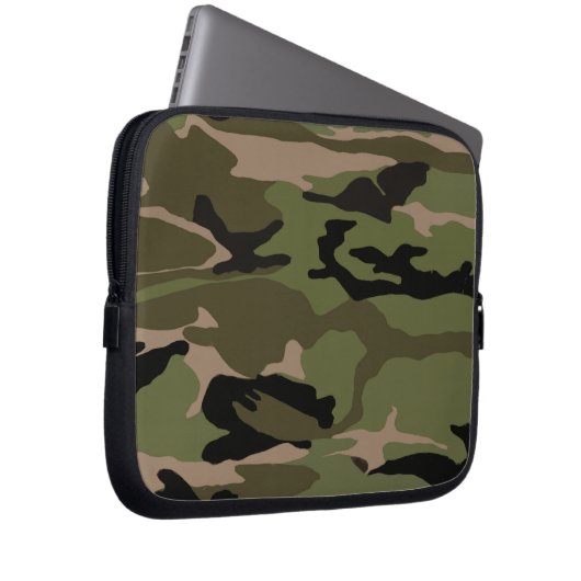 WaldCamouflage Laptopschutzhülle (Vorne Rechts)