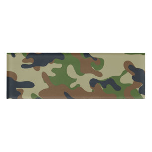 WaldCamouflage Namenschild