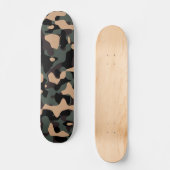 WaldCamouflage-Plattform Skateboard (Vorderseite)