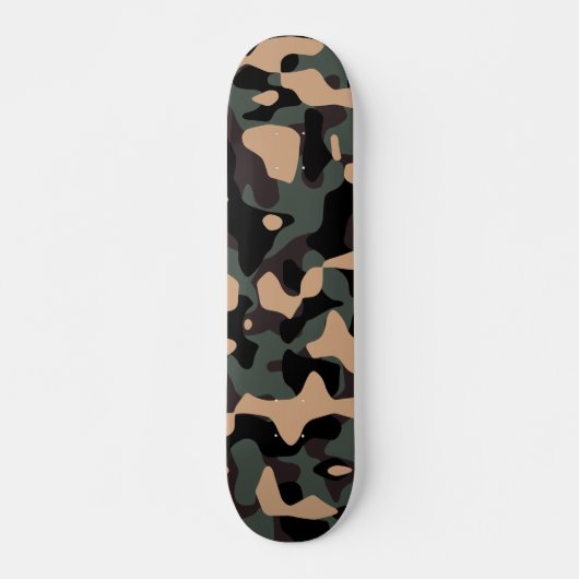 WaldCamouflage-Plattform Skateboard (Vorne)