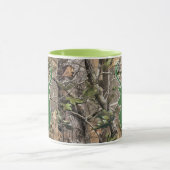 WaldCamouflagegrün-Rotwildkopf Tasse (Zentrum)