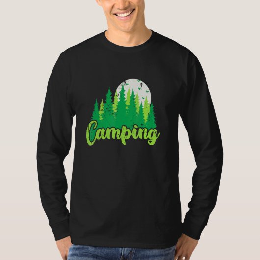 Waldcamping Camping T-Shirt (Vorderseite)