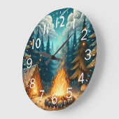Waldcamping Große Wanduhr (Winkel)