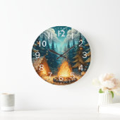Waldcamping Große Wanduhr (Zuhause)